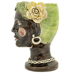 Ваза Vase Selva Moro Head Shiny варинант исполнения - 1 | Loft Concept в Рязани