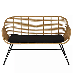 Кушетка плетеная из ротанга Wicker Сouch варинант исполнения - 1 | Loft Concept в Рязани