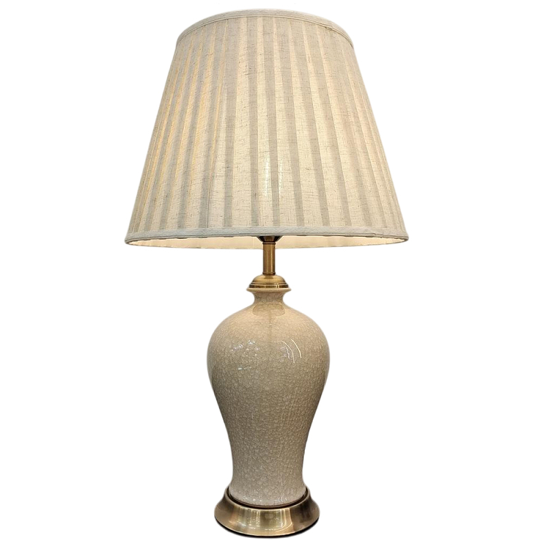 Настольная лампа керамическая с бежевым абажуром Light Beige Mood Бронза Бежевый Настольная лампа керамическая с бежевым абажуром Light Beige Mood Бронза Бежевый в Рязани | Loft Concept