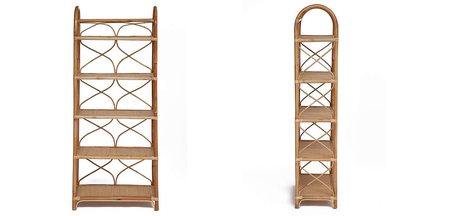 Этажерка Rattan Wicker Bookcase Этажерка Rattan Wicker Bookcase - Loft-Concept в Рязани