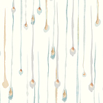 Мебельная ткань Велюр Raindrops White 145 см N 1003 варинант исполнения - 1 | Loft Concept в Рязани