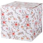 Набор посуды обеденный из фарфора на 6 персон 18 предметов Flower Porcelain Collection варинант исполнения - 3 | Loft Concept в Рязани