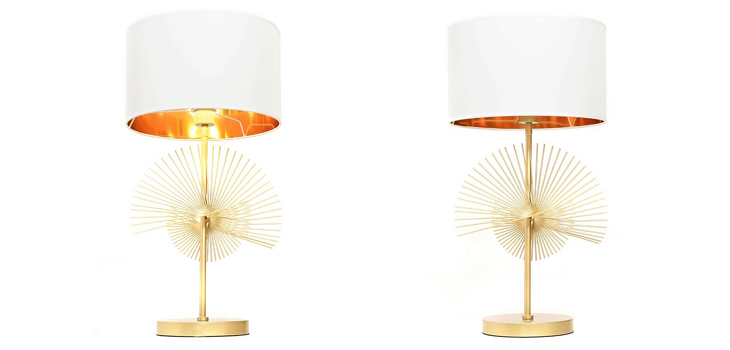 Настольная лампа Genoveva Table lamp white Настольная лампа Genoveva Table lamp white - Loft-Concept в Рязани