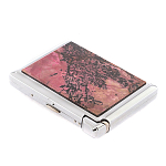 Портсигар с газовой зажигалкой из натурального камня Родонит Stone Cigarettes Cases варинант исполнения - 9 | Loft Concept в Рязани