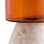 Высокая чаша из янтарного стекла Amber Marble Vase варинант исполнения - 2 | Loft Concept в Рязани