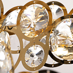 Люстра подвесная из золотых колец 57 см Golden Circles варинант исполнения - 10 | Loft Concept в Рязани