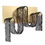 Бра волнистой формы из фактурного стекла Big Wave варинант исполнения - 1 | Loft Concept в Рязани