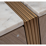 Комод с мраморной столешницей Uniqueness Marble варинант исполнения - 4 | Loft Concept в Рязани