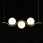 Люстра подвесная светодиодная Jagna 2 Gold and White варинант исполнения - 1 | Loft Concept в Рязани