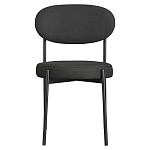 Стул мягкий Alfie Chair черный варинант исполнения - 1 | Loft Concept в Рязани