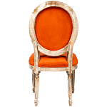 Стул из натурального бука оранжевое с цветным принтом Impressionism in Color варинант исполнения - 2 | Loft Concept в Рязани