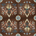 Плитка с узором Клубника варинант исполнения - 1 | Loft Concept в Рязани