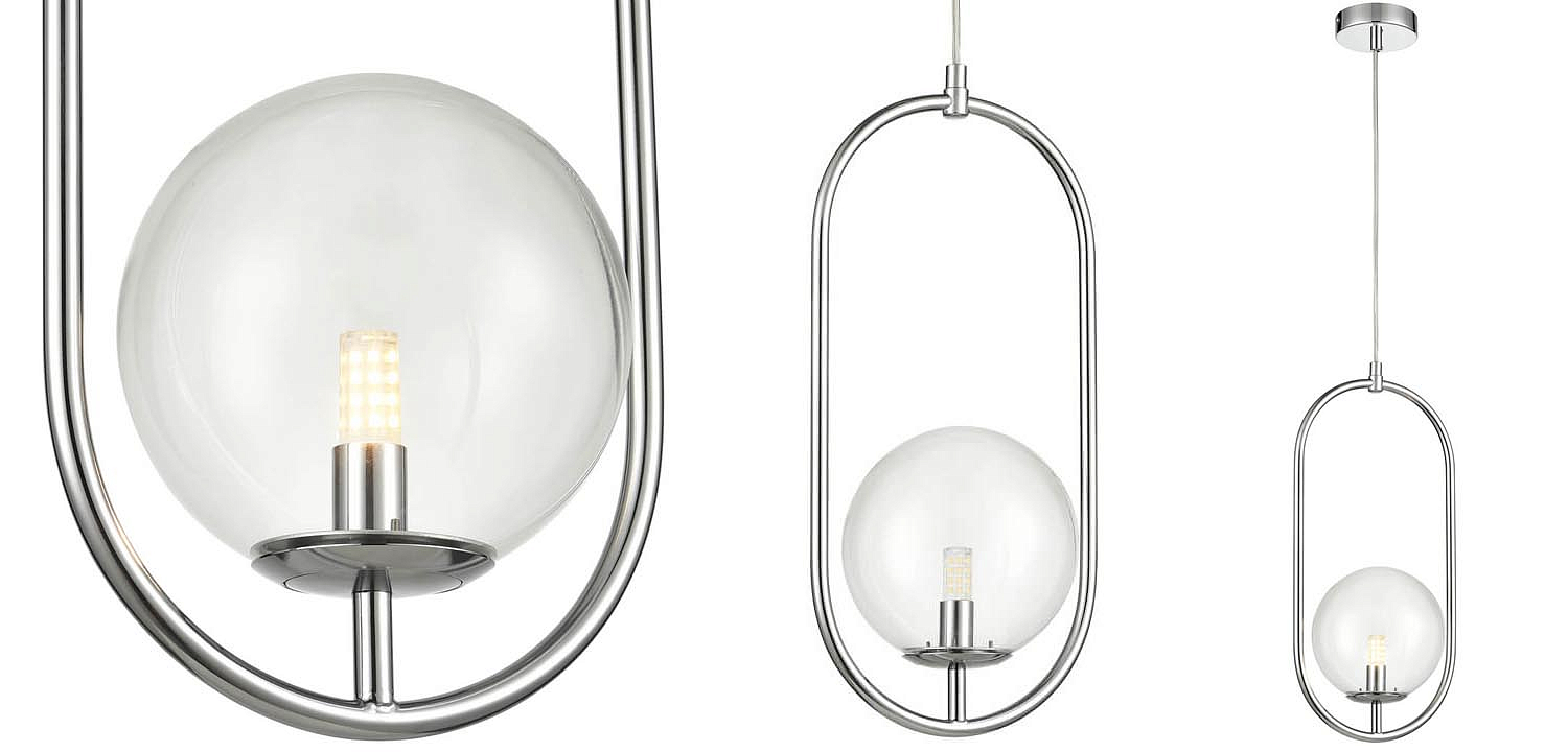 Подвесной светильник B.LUX C Ball oval chrome Подвесной светильник B.LUX C Ball oval chrome - Loft-Concept в Рязани