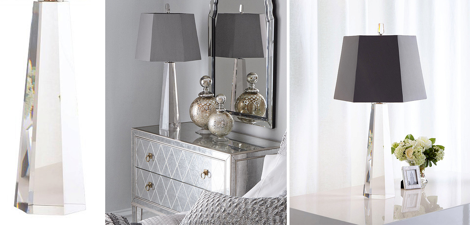 Настольная лампа Crystal Pyramid Table lamp Настольная лампа Crystal Pyramid Table lamp - Loft-Concept в Рязани
