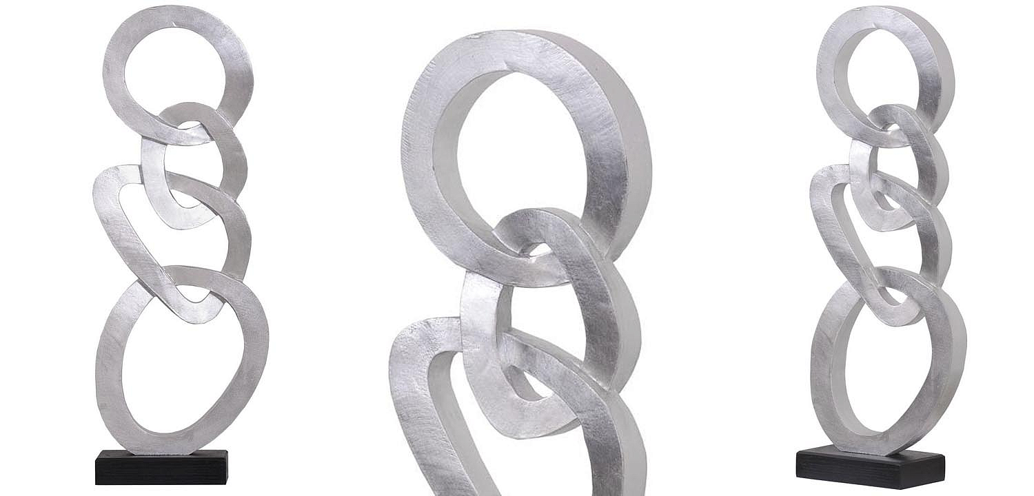 Статуэтка Anillos Statuette silver II Статуэтка Anillos Statuette silver II - Loft-Concept в Рязани