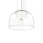 Подвесной светильник с куполообразным прозрачным стеклянным плафоном Grada Light варинант исполнения - 7 | Loft Concept в Рязани