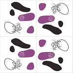 Плитка с узором Камни варинант исполнения - 1 | Loft Concept в Рязани