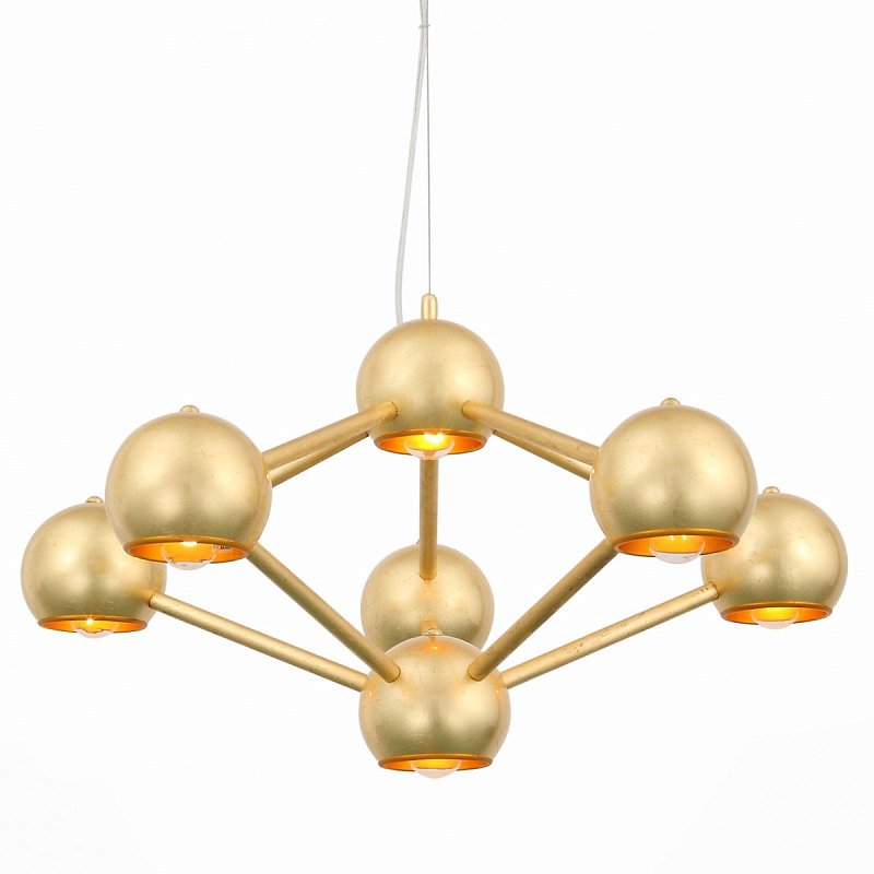 Люстра Heptaider Chandelier Латунь Люстра Heptaider Chandelier Латунь в Рязани | Loft Concept