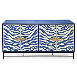 Буфет в гостиную с инкрустацией Bone Inlay Deco Sideboard - Orleans ZEBRA варинант исполнения - 4 | Loft Concept в Рязани