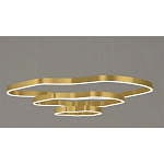 Люстра подвесная с 3-мя ассиметричными светодиодными лампами Golden Current варинант исполнения - 1 | Loft Concept в Рязани