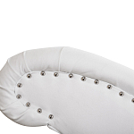 Кушетка белая с мягкой обивкой из велюра Michael Couch варинант исполнения - 5 | Loft Concept в Рязани