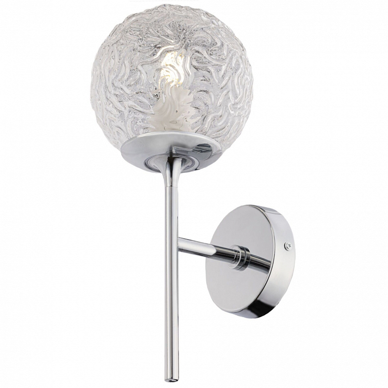 Бра Soranzo Glass Balls Sconces Chromium Хром Прозрачный Бра Soranzo Glass Balls Sconces Chromium Хром Прозрачный в Рязани | Loft Concept