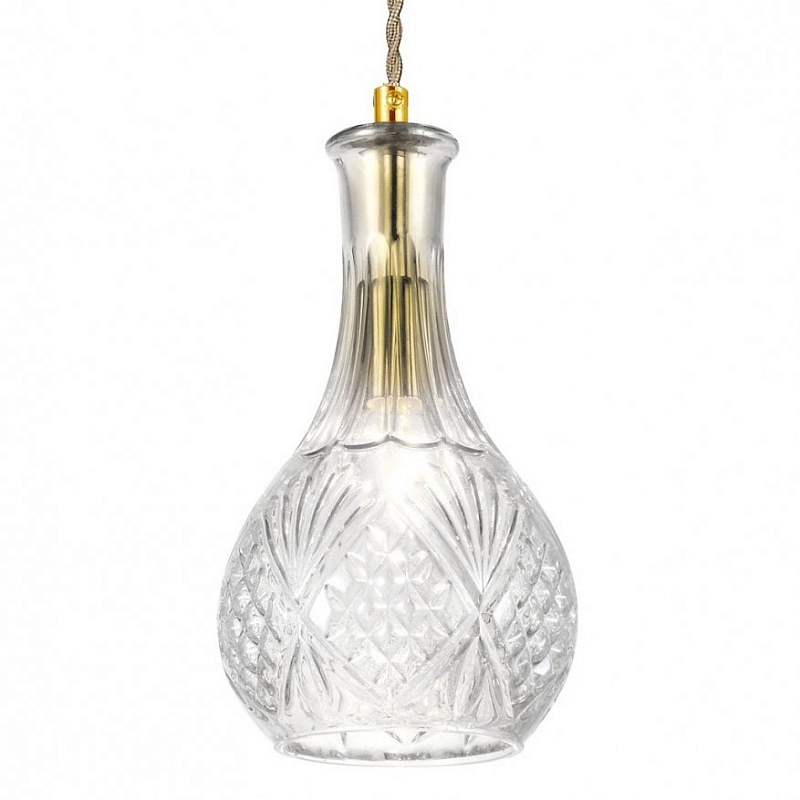Подвесной светильник lee broom DECANTERLIGHT pendant III Золотой Прозрачное Стекло Подвесной светильник lee broom DECANTERLIGHT pendant III Золотой Прозрачное Стекло в Рязани | Loft Concept