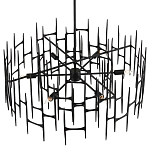 Люстра черная остроконечной формы Black Satin варинант исполнения - 3 | Loft Concept в Рязани