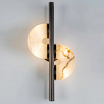 Бра  с фигурным мраморным рассеивателем Spiral of Warm Light варинант исполнения - 10 | Loft Concept в Рязани