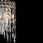Бра с хрустальными подвесками прозрачного цвета Хром Ludivine Lighting варинант исполнения - 3 | Loft Concept в Рязани
