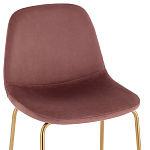 Барный стул на золотистых ножках VENDRAMIN Pink варинант исполнения - 6 | Loft Concept в Рязани