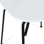 Стул на металлических ножках Travis Chair White варинант исполнения - 6 | Loft Concept в Рязани