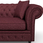 Мебельная ткань Шенилл бордовый цвет 138 см T4-38 варинант исполнения - 8 | Loft Concept в Рязани