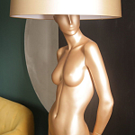 Лампа MANNEQUIN LAMP с абажуром женственность в деталях варинант исполнения - 9 | Loft Concept в Рязани