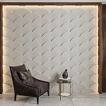 Гипсовая 3D Панель Aura варинант исполнения - 1 | Loft Concept в Рязани