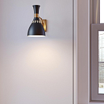 Бра с плафоном в форме песочных часов с узкими перфорированными отверстиями Feiss варинант исполнения - 7 | Loft Concept в Рязани