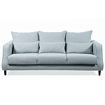 Диван Seldon с мягкими подушками голубое букле варинант исполнения - 7 | Loft Concept в Рязани