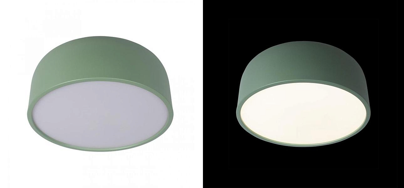 Светильник потолочный круглый Color cup Green Светильник потолочный круглый Color cup Green - Loft-Concept в Рязани
