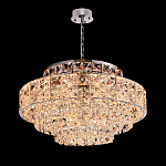 Люстра хрустальная в неоклассическом стиле на серебристом каркасе Majesty варинант исполнения - 4 | Loft Concept в Рязани