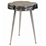 Металлический столик со столешницей в виде слеба Slabby варинант исполнения - 1 | Loft Concept в Рязани