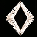 Люстра золотого цвета в форме галочки с каскадом длинных прозрачных трубок Eurofase варинант исполнения - 12 | Loft Concept в Рязани