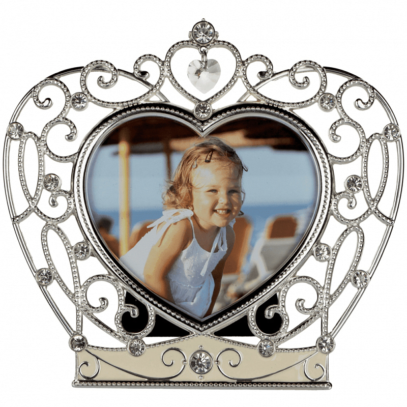 Фоторамка детская Childhood Corner Crown Серебряный Фоторамка детская Childhood Corner Crown Серебряный в Рязани | Loft Concept