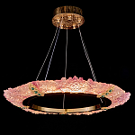 Люстра в форме кольца розовая Warm Pink Light варинант исполнения - 3 | Loft Concept в Рязани