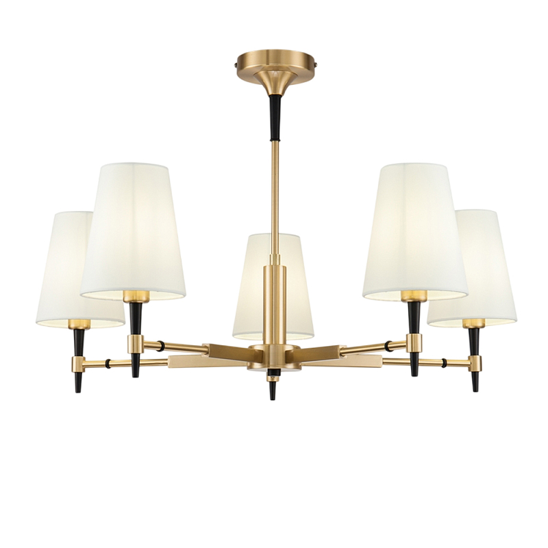 Потолочный светильник Zaragoza Е14 Латунь Белый Черный в Рязани | Loft Concept 