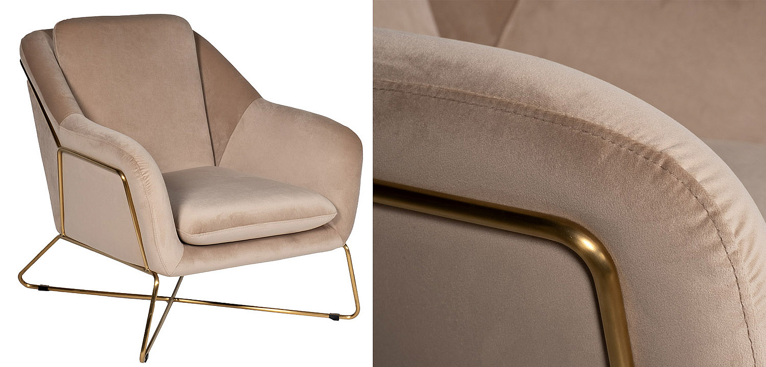 Кресло Umbra Armchair beige Кресло Umbra Armchair beige - Loft-Concept в Рязани