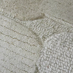 Панно из шерсти и хлопка с узором Beige Calista Serene варинант исполнения - 8 | Loft Concept в Рязани