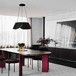 Подвесной светильник круглый с контрастной внутренней отделкой Assol Сup варинант исполнения - 6 | Loft Concept в Рязани