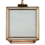 Люстра прямоугольная с каркасом золотого цвета Soft Glow Lamps варинант исполнения - 4 | Loft Concept в Рязани