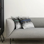 Чехол на подушку хлопковый Blake Boundaries Blue варинант исполнения - 5 | Loft Concept в Рязани