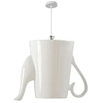 Подвесные светильники в виде белой посуды Flower Reversal варинант исполнения - 7 | Loft Concept в Рязани